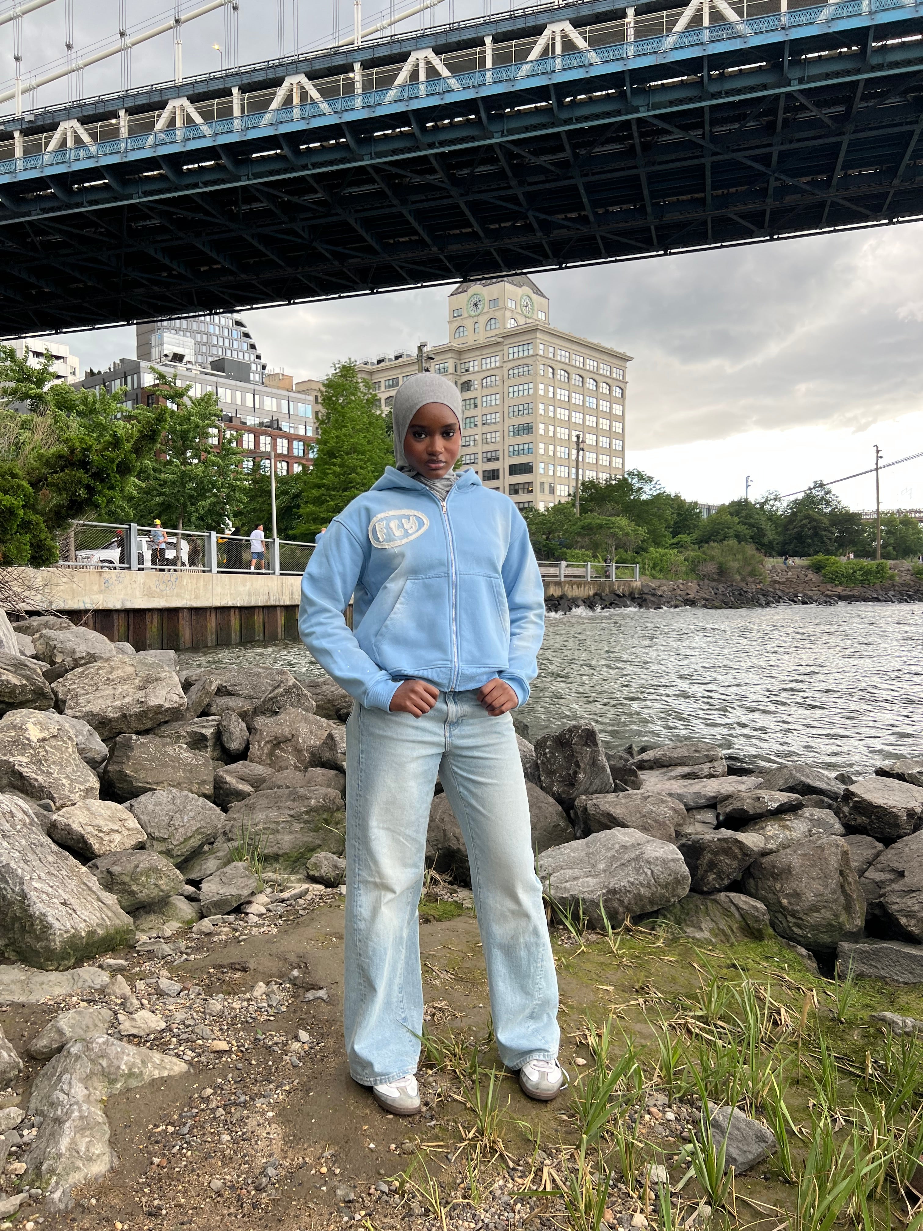 Blue 2fly hoodie