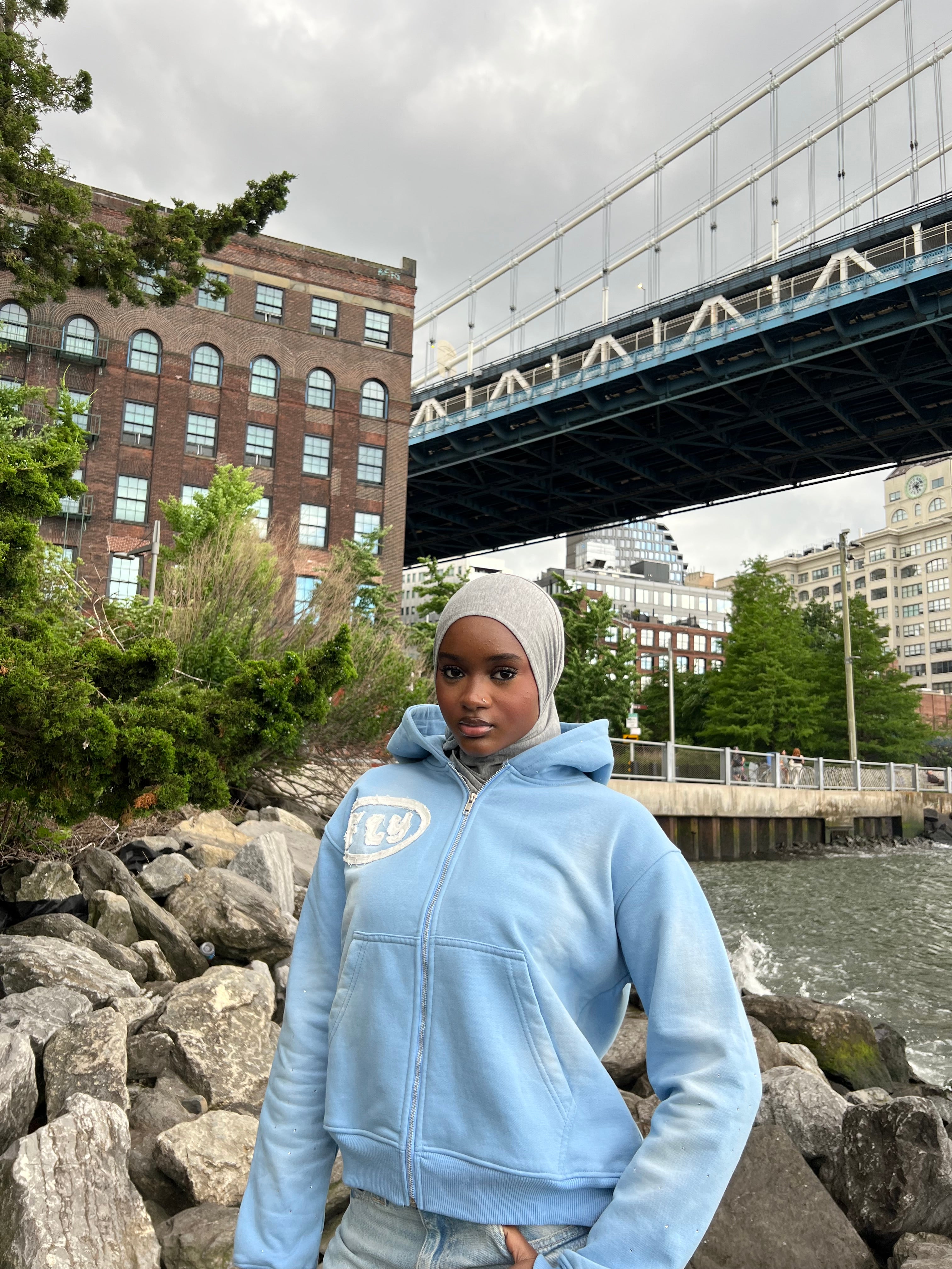 Blue 2fly hoodie