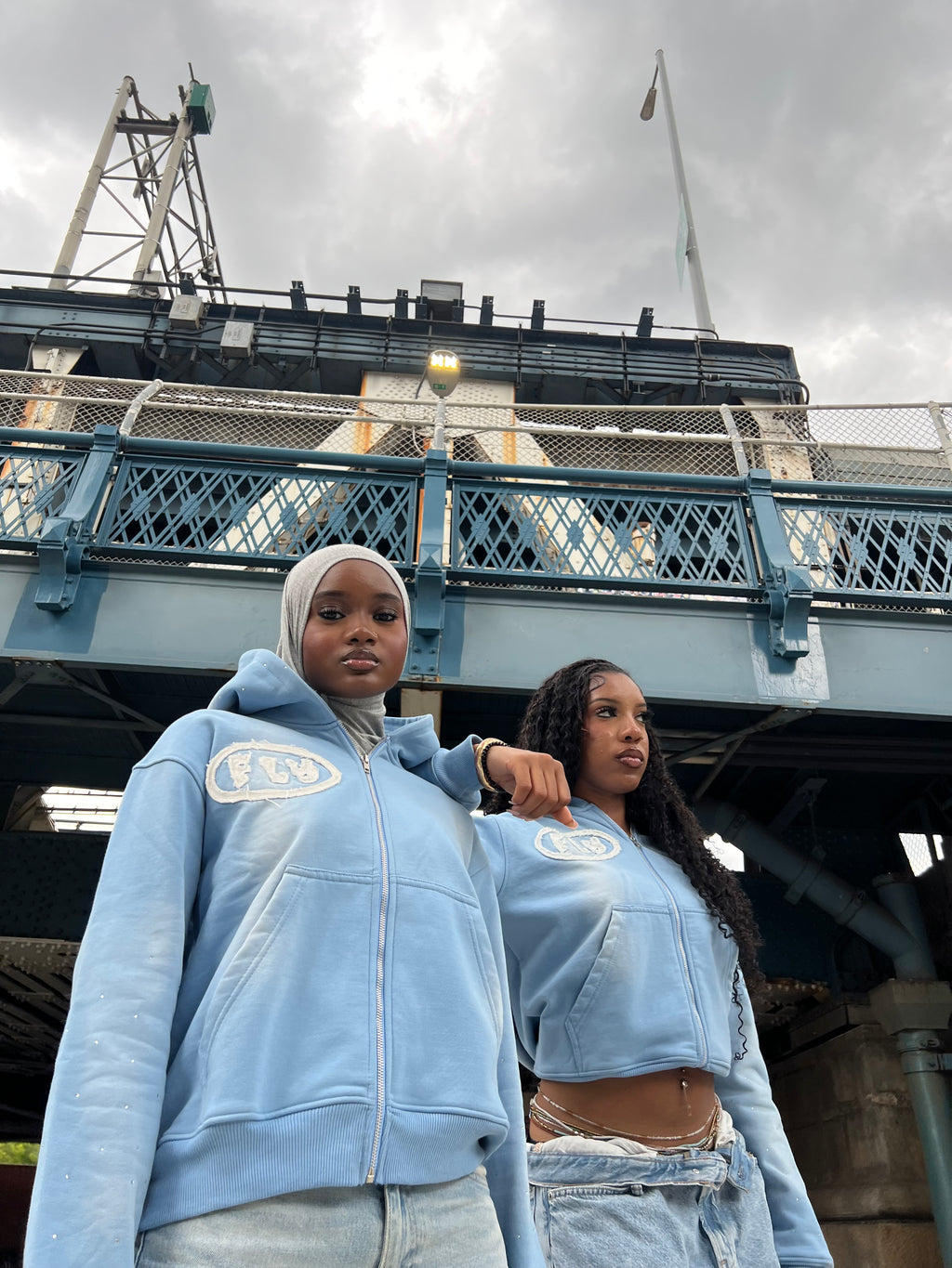 Blue 2fly hoodie